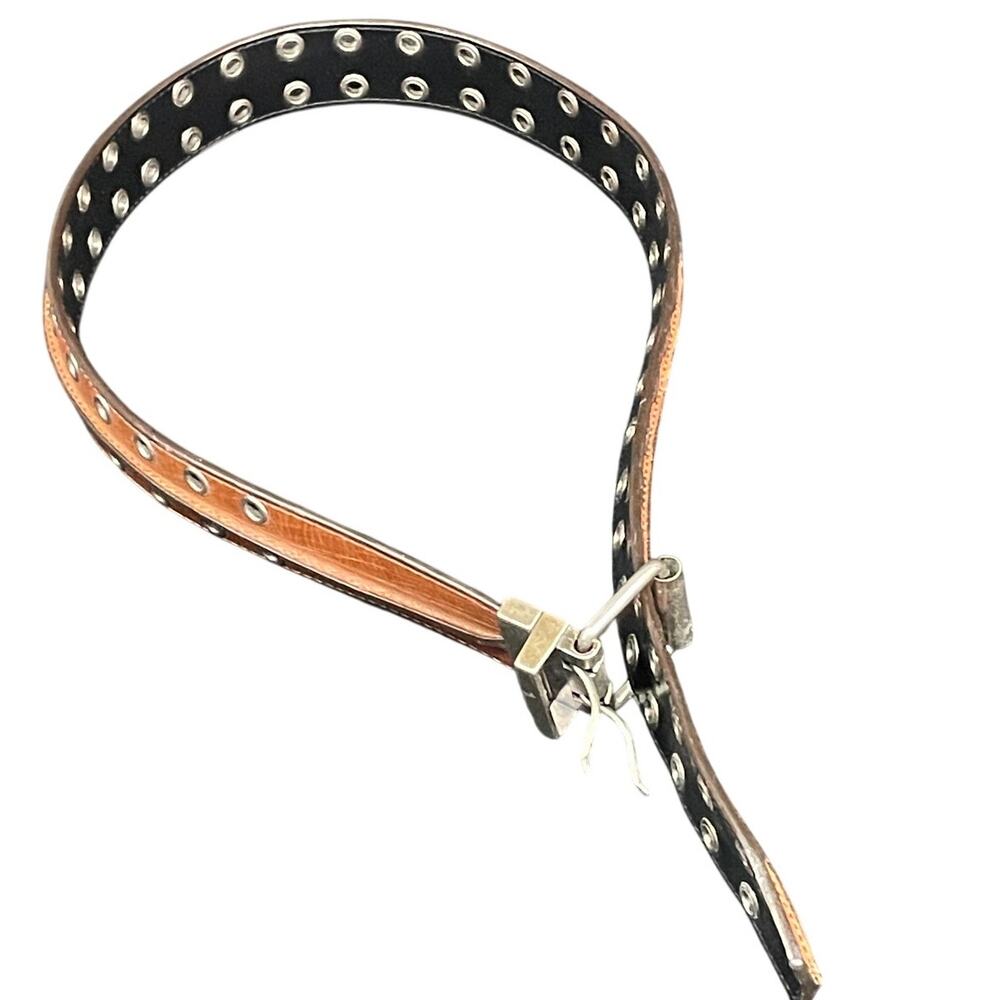 Men's reversible leather belt size 34-36
